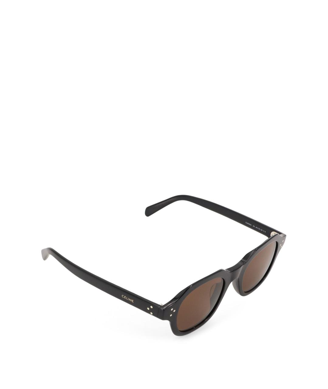 CELINE Черные пластиковые солнцезащитные очки, фото 2