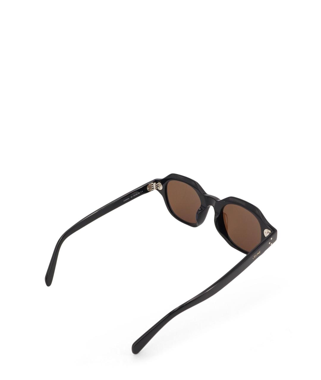 CELINE Черные пластиковые солнцезащитные очки, фото 3