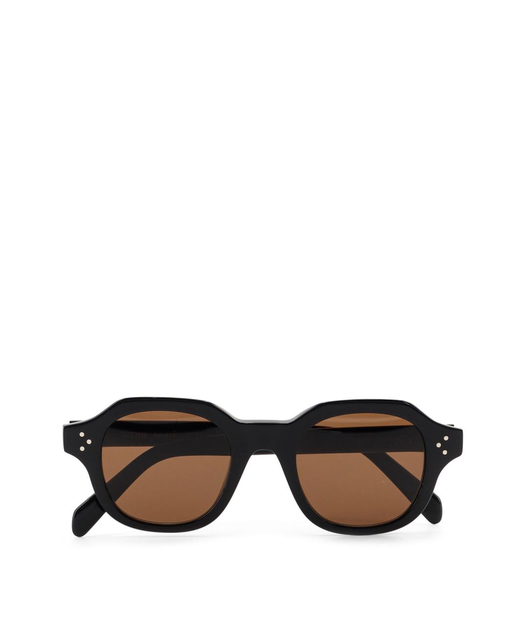 CELINE Черные пластиковые солнцезащитные очки, фото 1