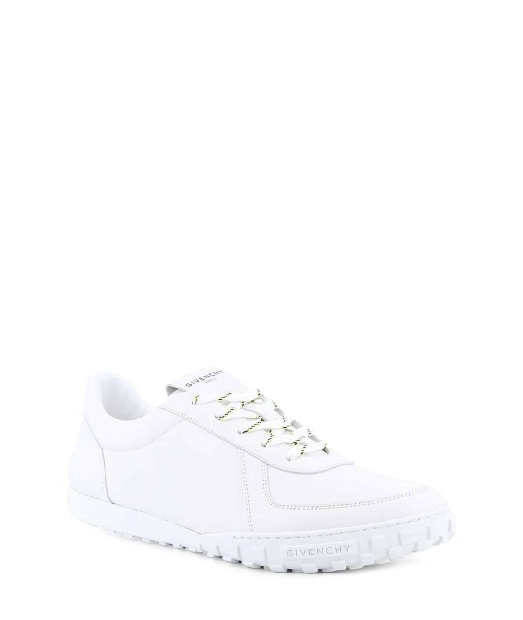 GIVENCHY Белые кожаные низкие кроссовки / кеды, фото 2