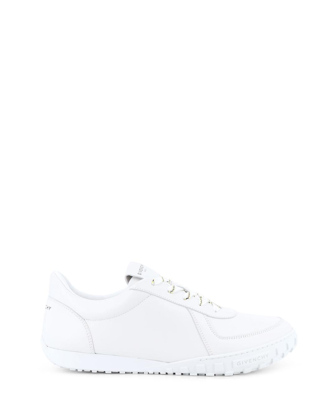 GIVENCHY Белые кожаные низкие кроссовки / кеды, фото 1