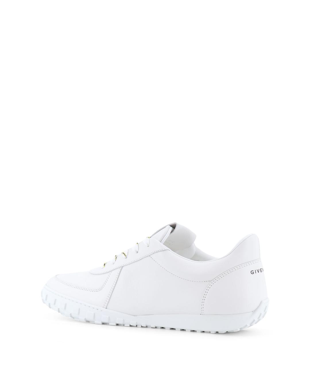 GIVENCHY Белые кожаные низкие кроссовки / кеды, фото 3