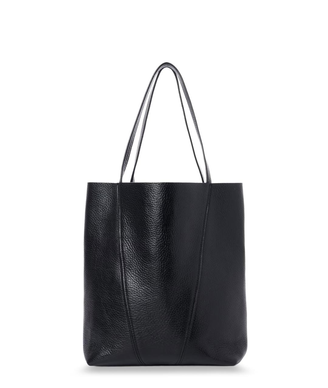 CHLOE Черная кожаная сумка тоут, фото 2