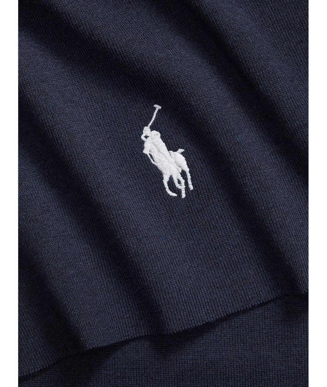 POLO RALPH LAUREN Темно-синяя хлопковая шапка, фото 2