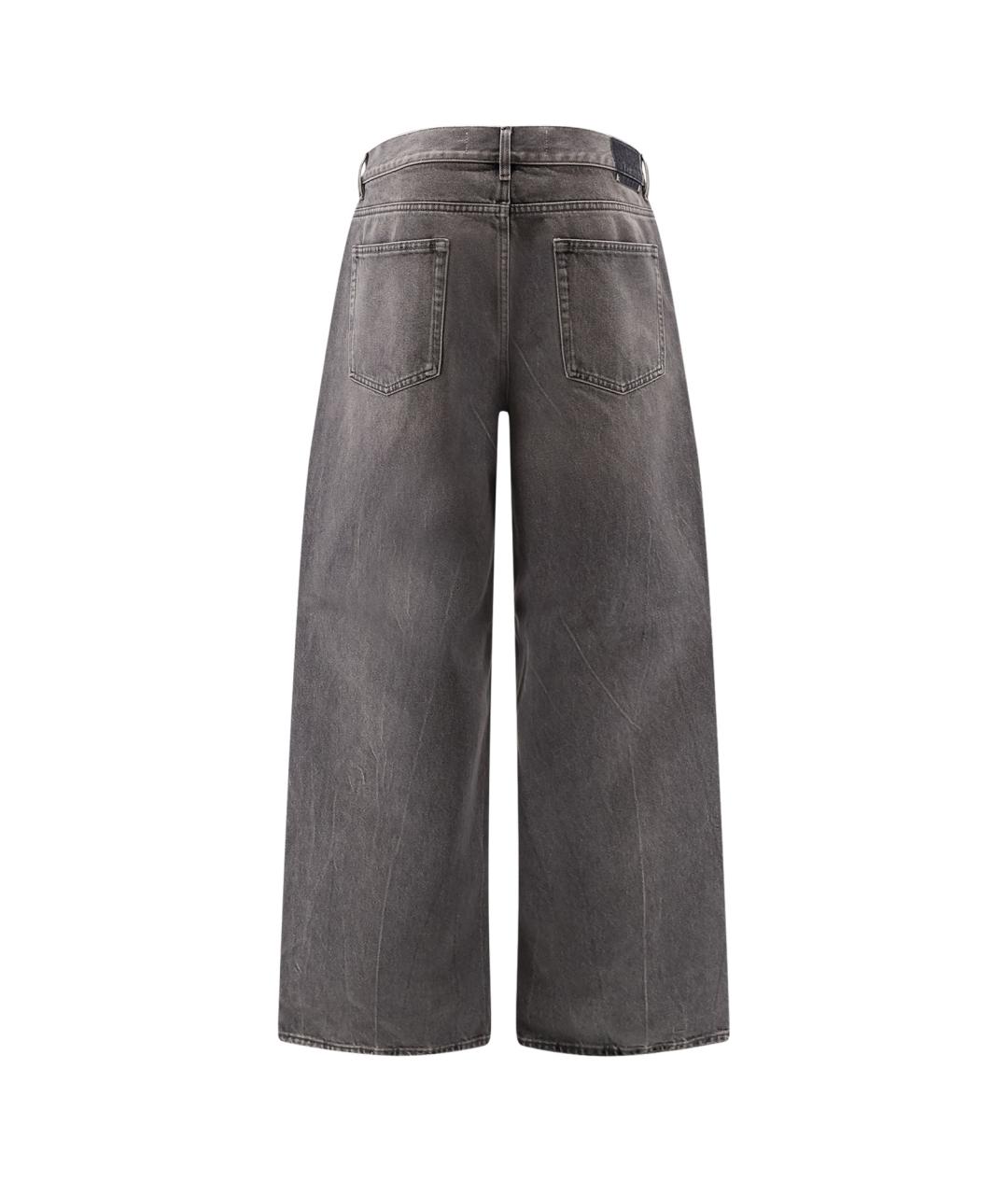 GOLDEN GOOSE DELUXE BRAND Серые прямые джинсы, фото 2