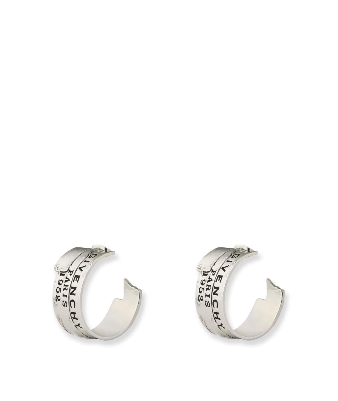 GIVENCHY Серебряные металлические серьги, фото 2