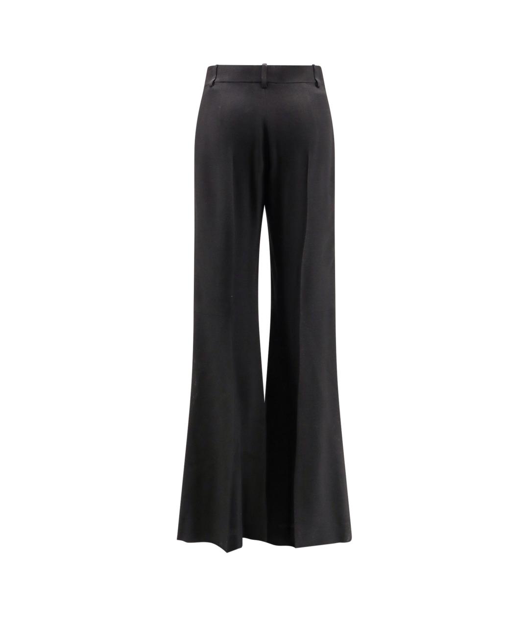 BALENCIAGA Черные вискозные брюки широкие, фото 2