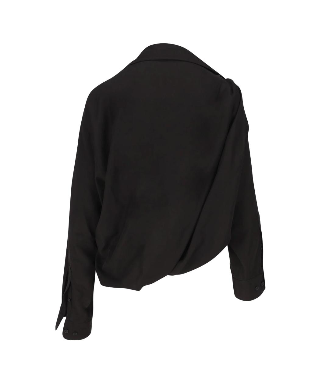 BALENCIAGA Черная рубашка, фото 2