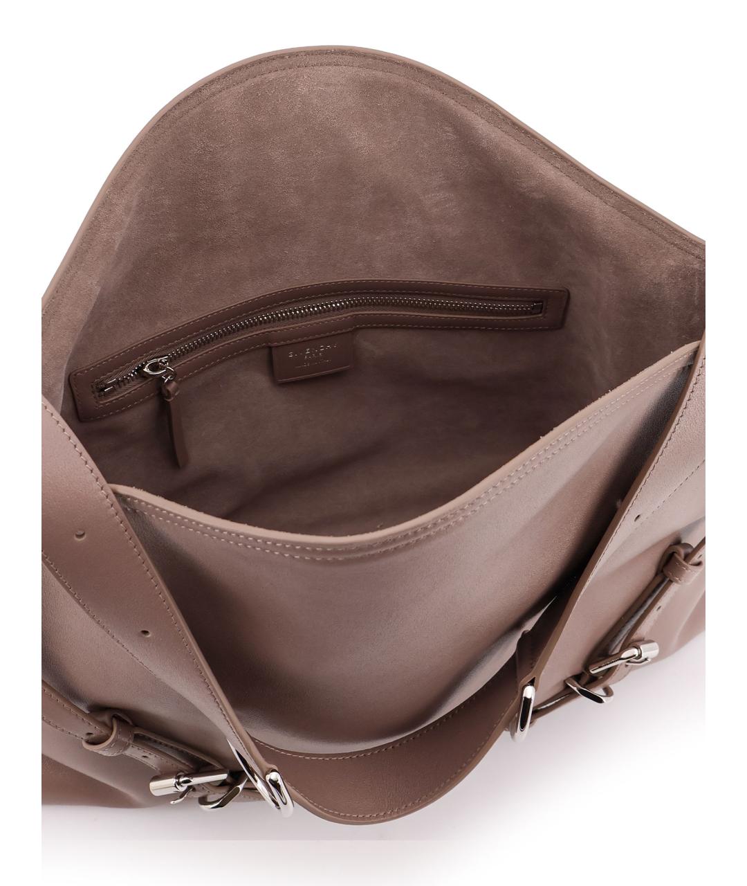 GIVENCHY Бежевая кожаная сумка через плечо, фото 4