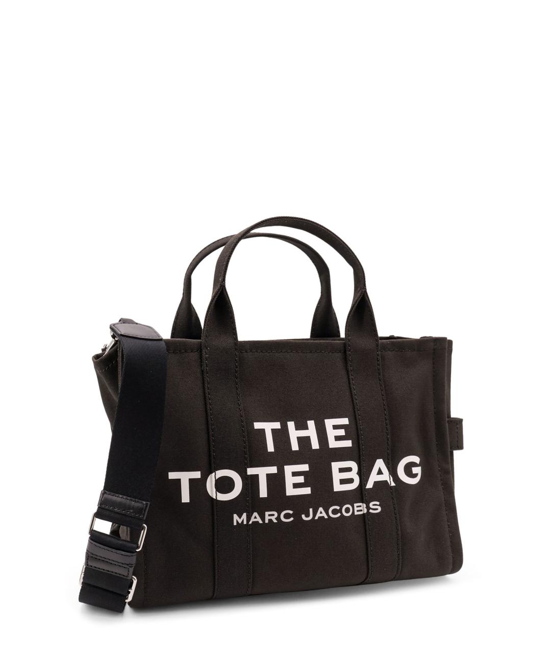 MARC JACOBS Черная тканевая сумка тоут, фото 3
