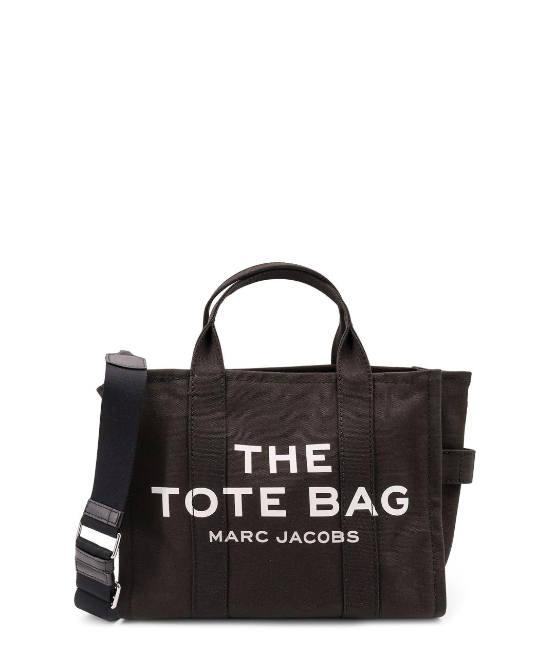 MARC JACOBS Черная тканевая сумка тоут, фото 1