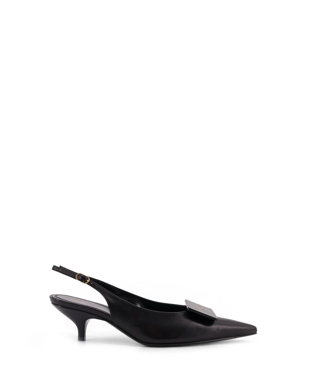 CELINE Черные кожаные туфли, фото 1