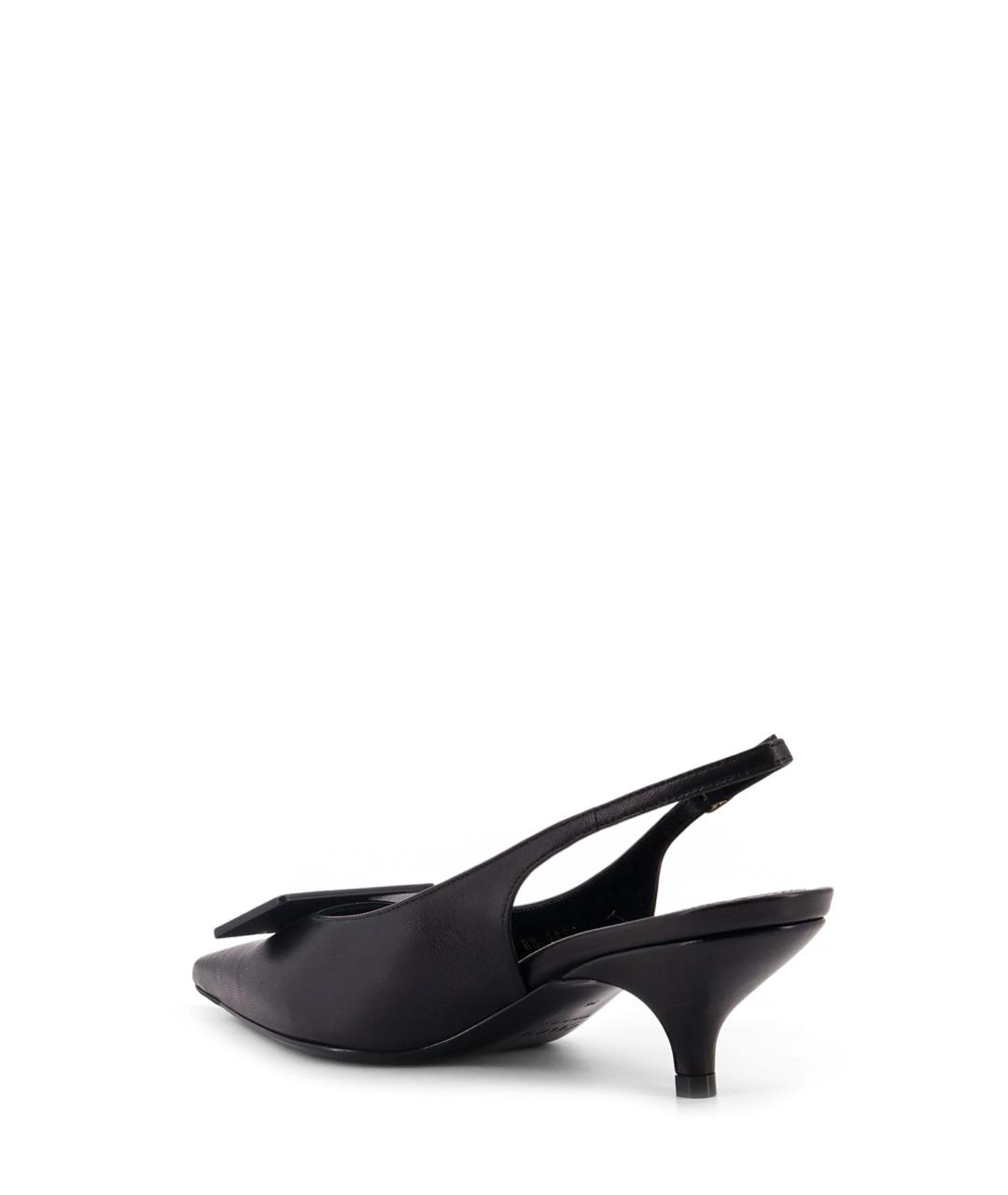 CELINE Черные кожаные туфли, фото 3