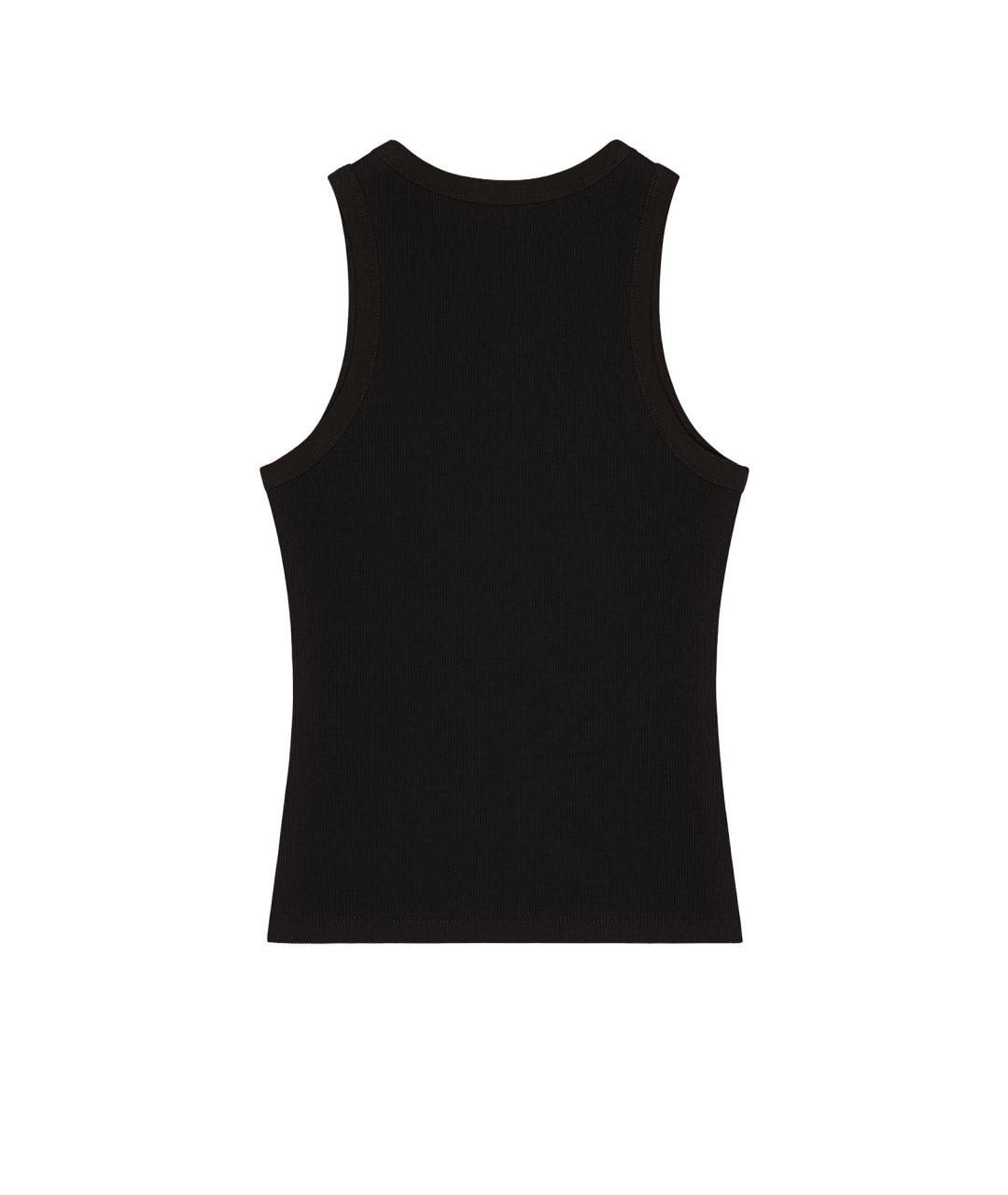 GIVENCHY Черная хлопковая майка, фото 2