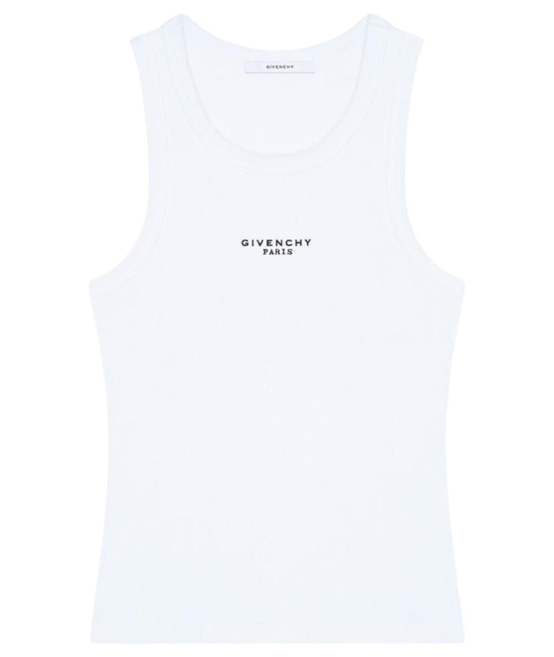 GIVENCHY Белая хлопковая майка, фото 1