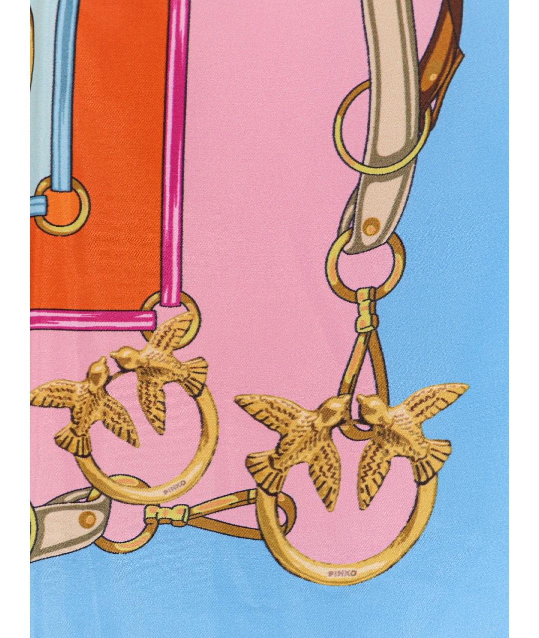 PINKO Мульти шелковый платок, фото 2