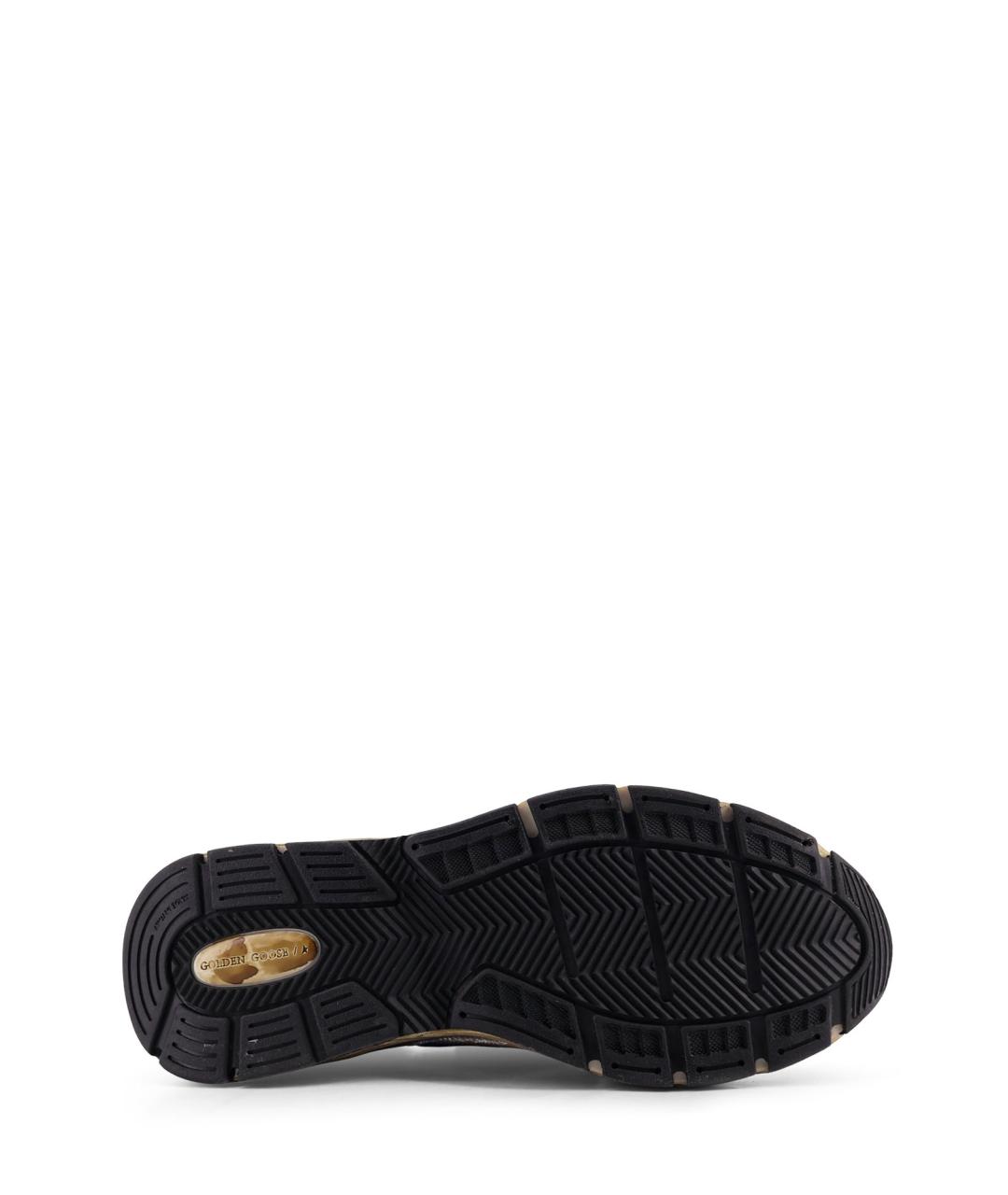 GOLDEN GOOSE DELUXE BRAND Серебряные кожаные низкие кроссовки / кеды, фото 4