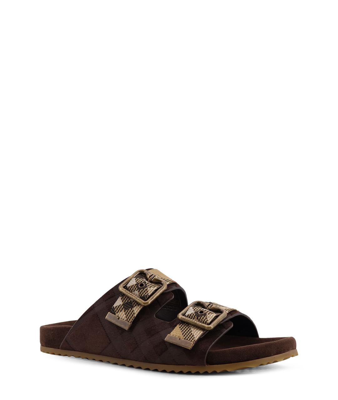 BURBERRY Мульти текстильные сандалии, фото 2