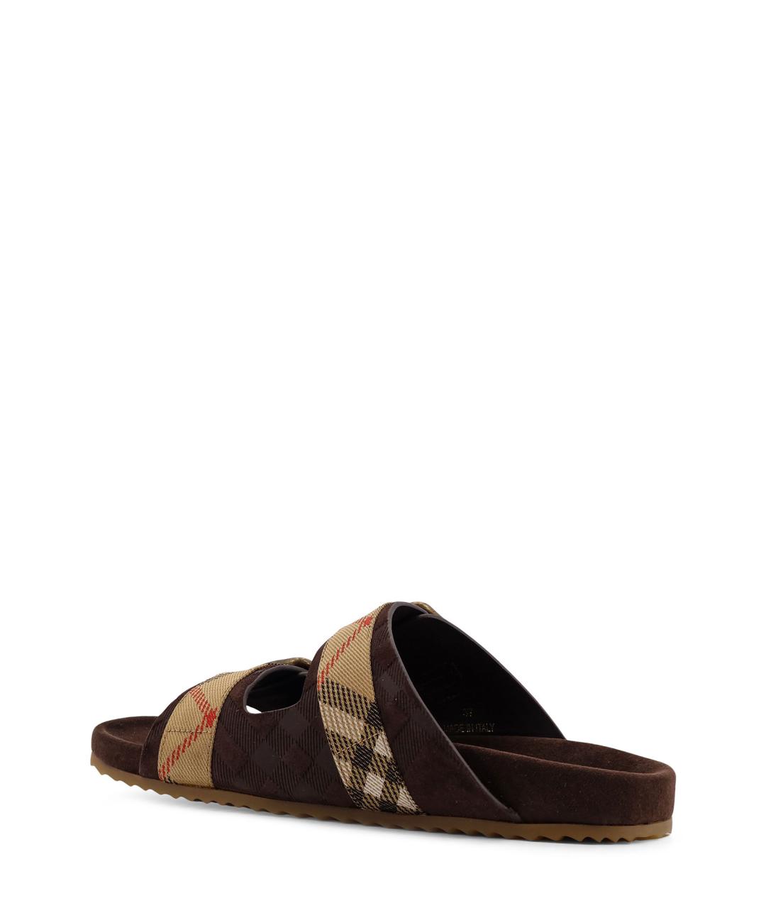 BURBERRY Мульти текстильные сандалии, фото 3