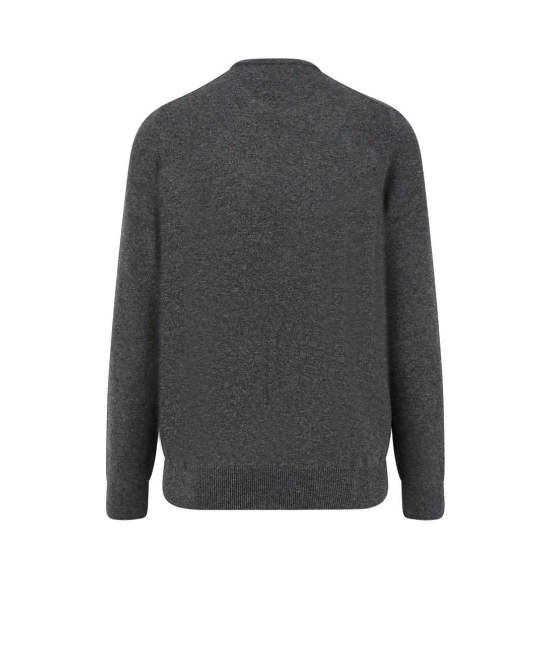 POLO RALPH LAUREN Серый шерстяной джемпер / свитер, фото 2