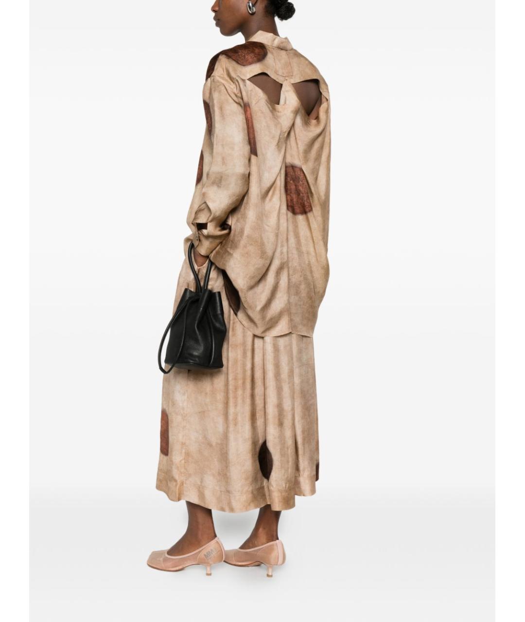 UMA WANG Коричневая рубашка, фото 3