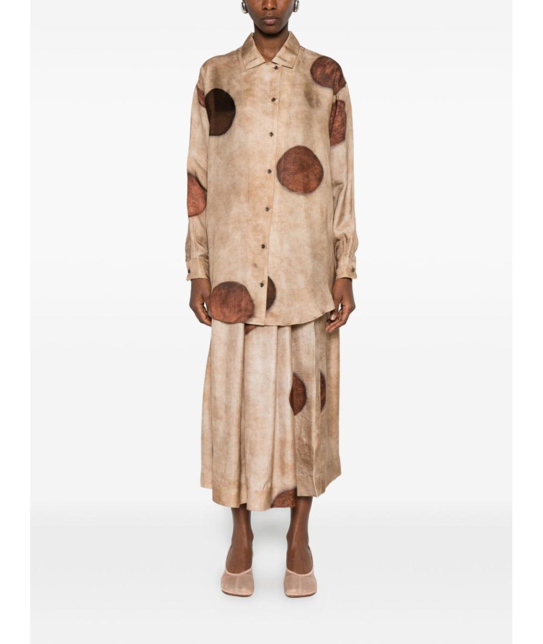 UMA WANG Коричневая рубашка, фото 2