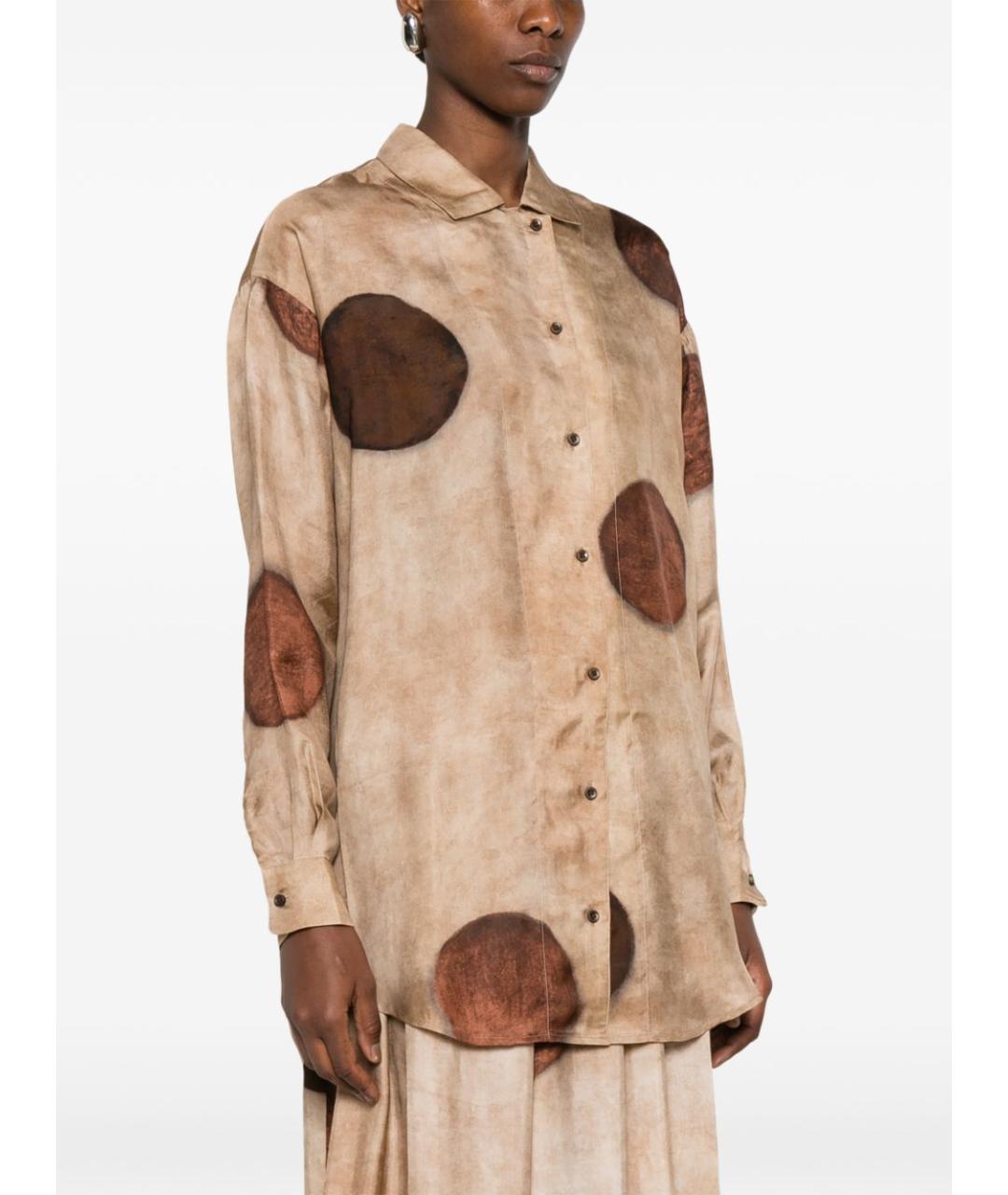 UMA WANG Коричневая рубашка, фото 5