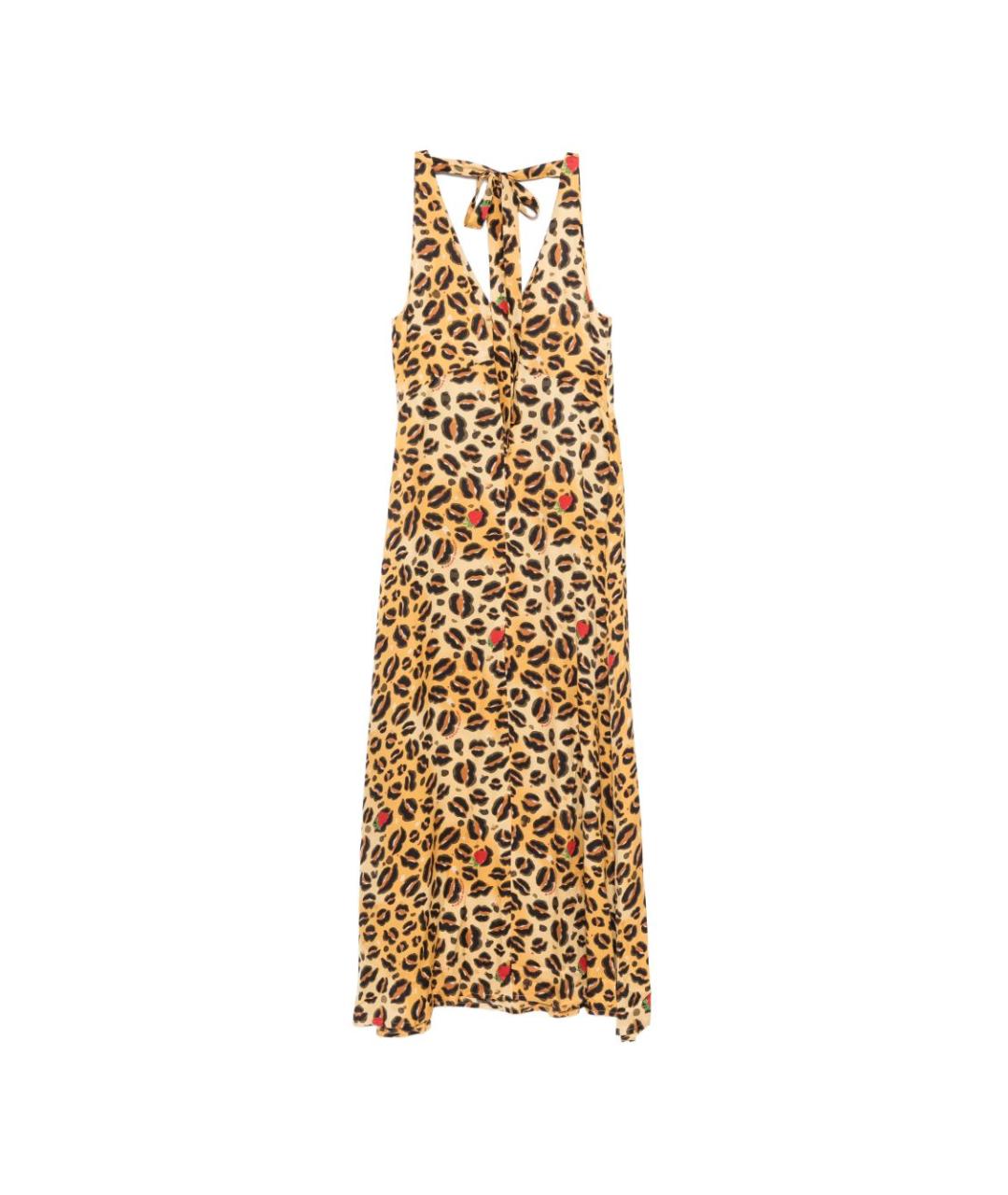 ALESSANDRO ENRIQUEZ Бежевое повседневное платье, фото 2