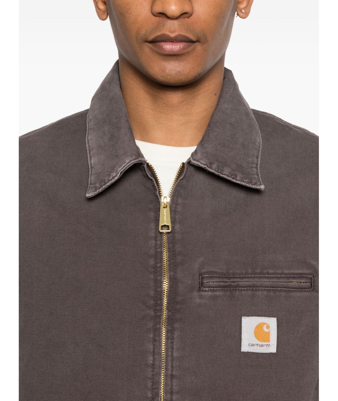 CARHARTT WIP Серая хлопковая куртка, фото 3