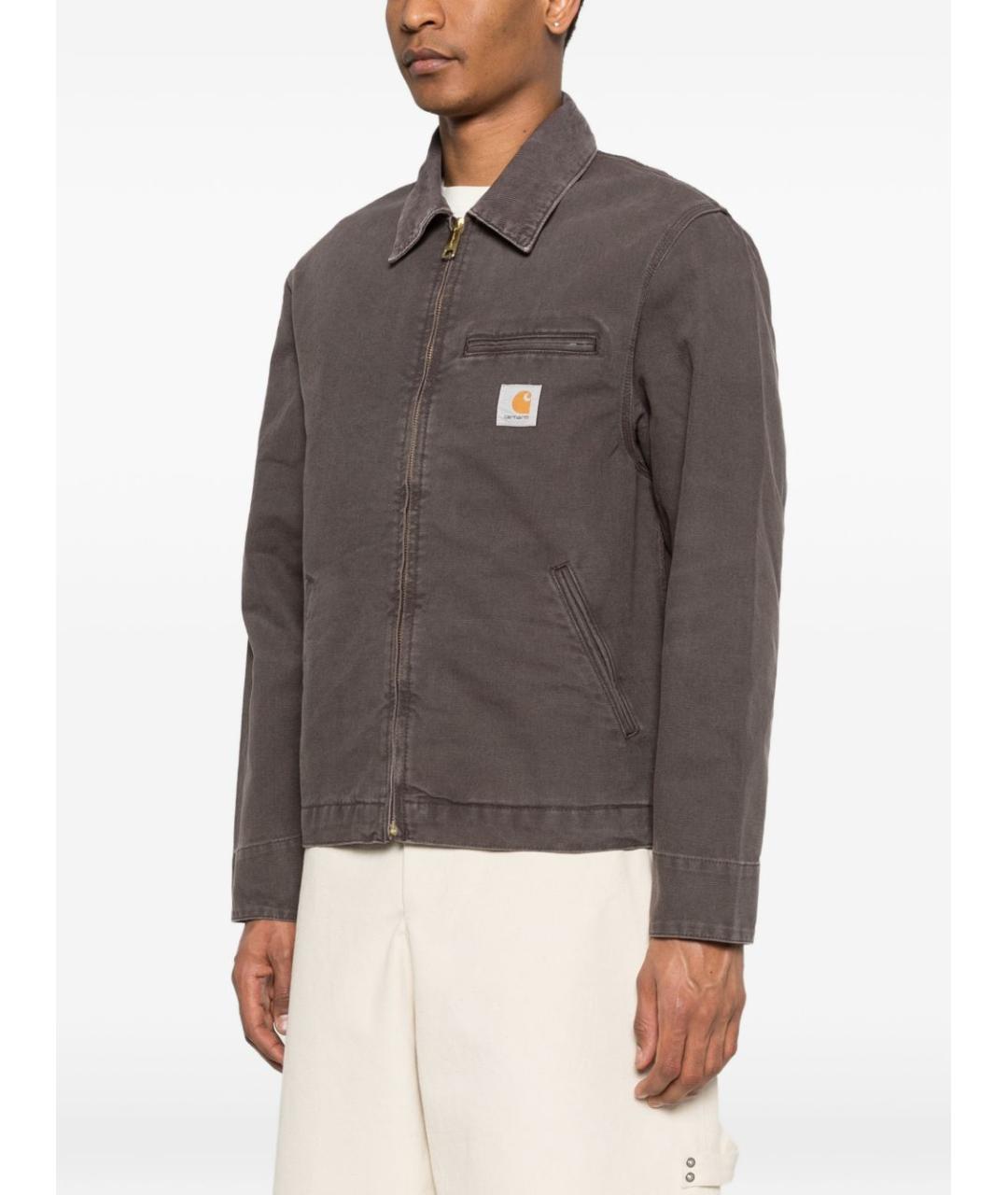 CARHARTT WIP Серая хлопковая куртка, фото 4