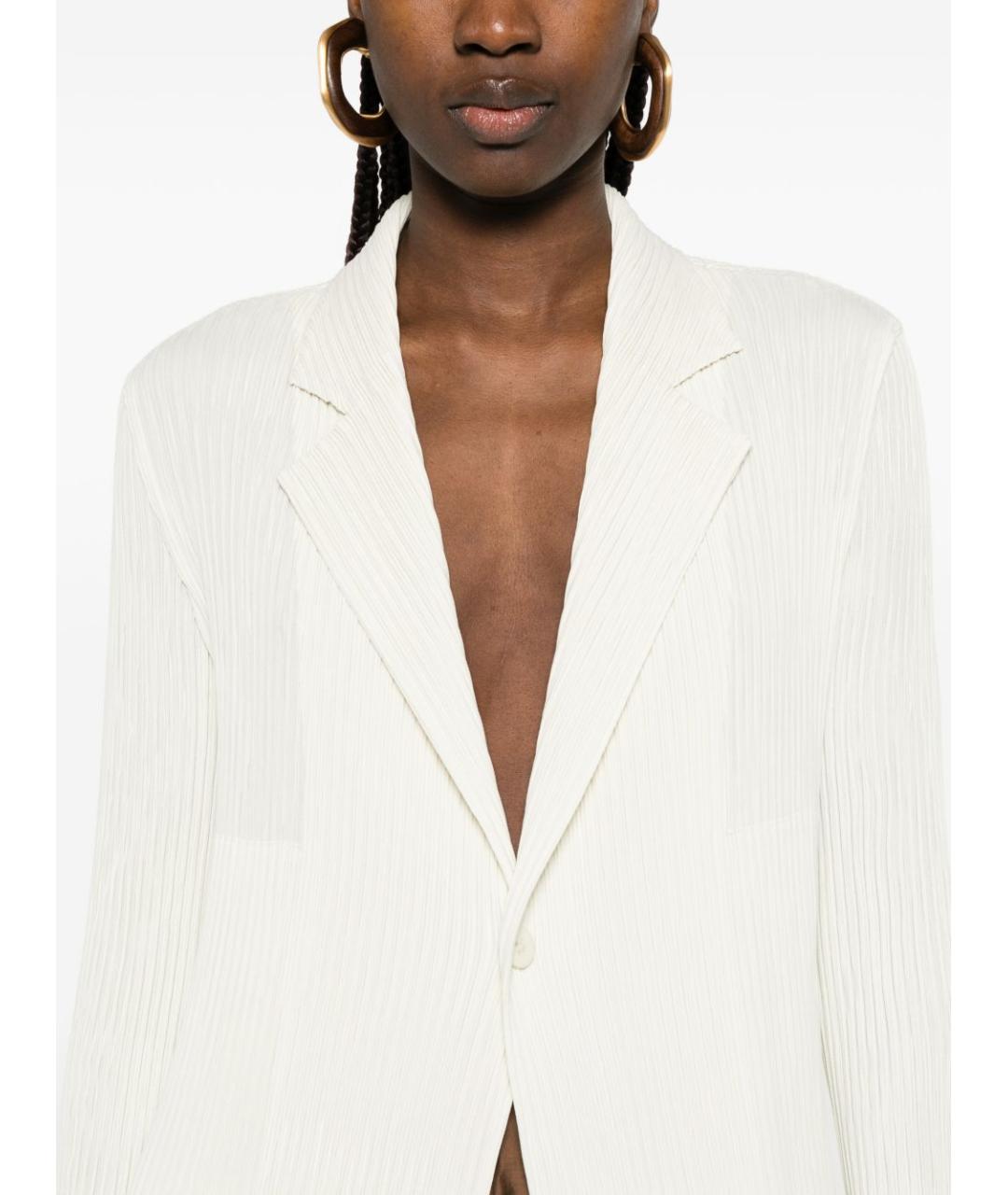 ISSEY MIYAKE Белый жакет/пиджак, фото 2