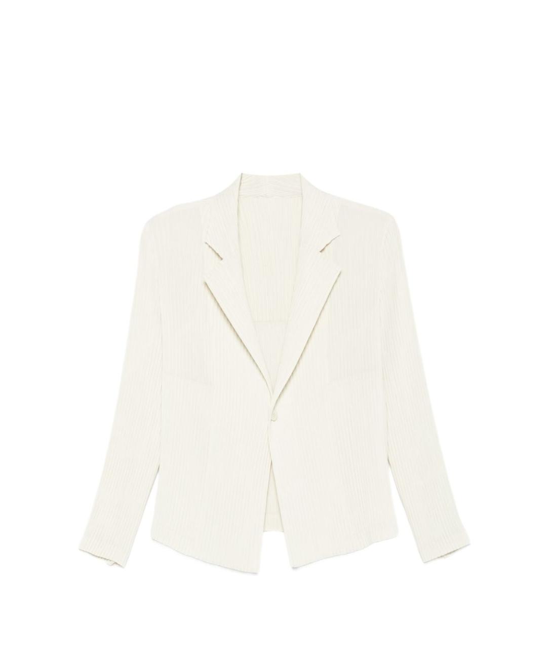 ISSEY MIYAKE Белый жакет/пиджак, фото 1