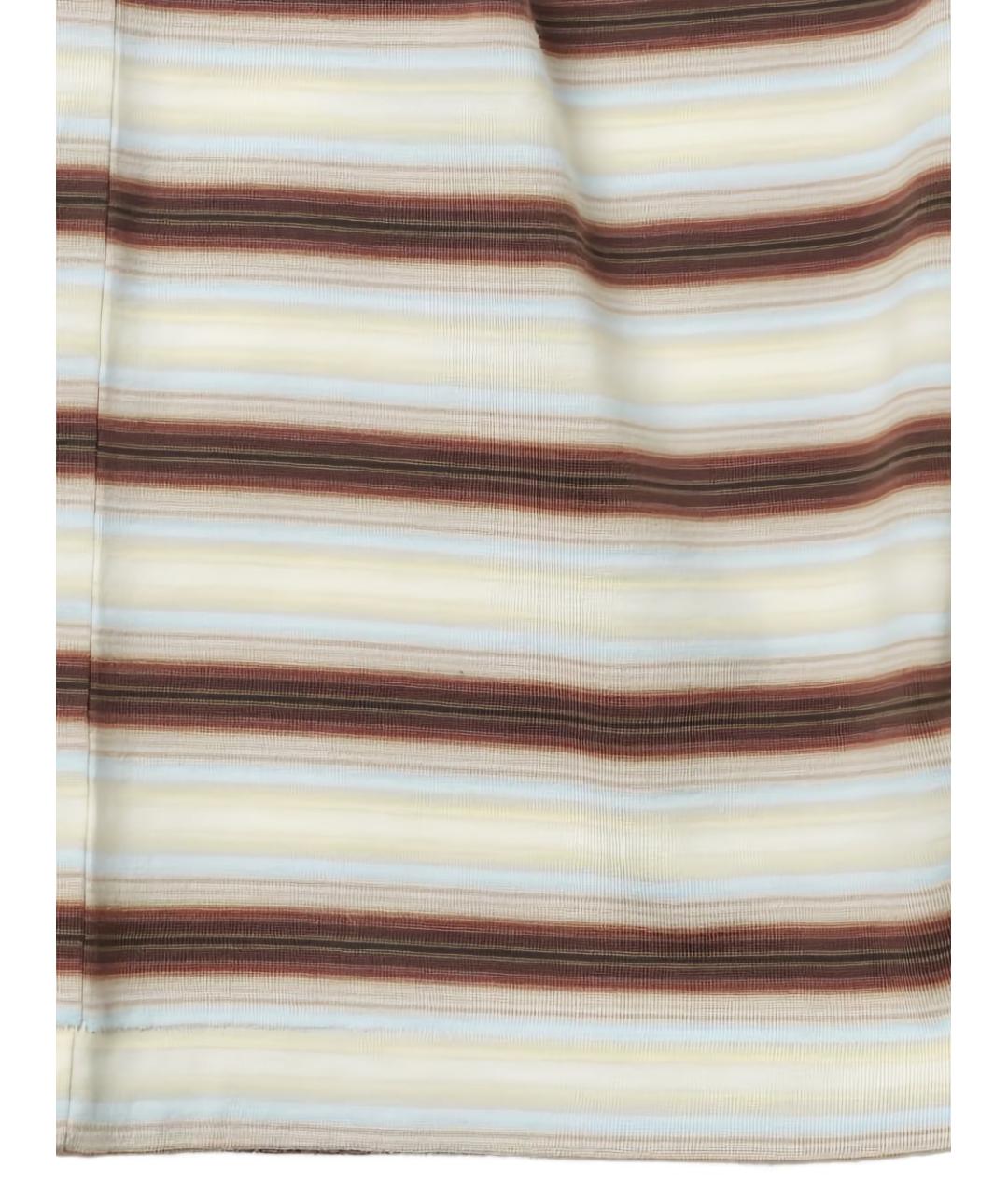 AURALEE Коричневая хлопковая футболка, фото 2