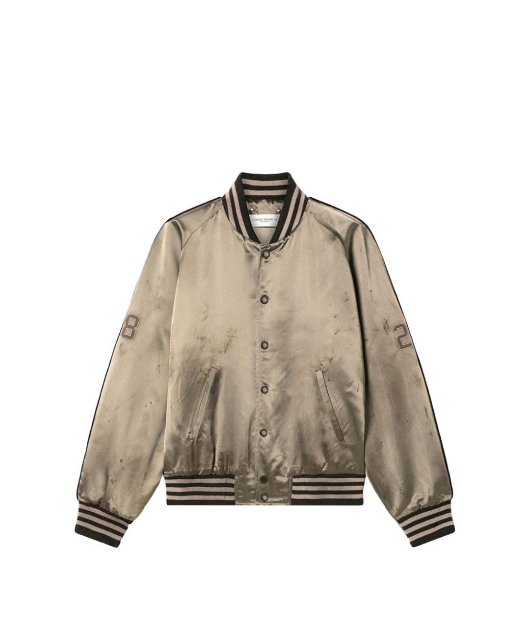 GOLDEN GOOSE DELUXE BRAND Зеленая ацетатная куртка, фото 1