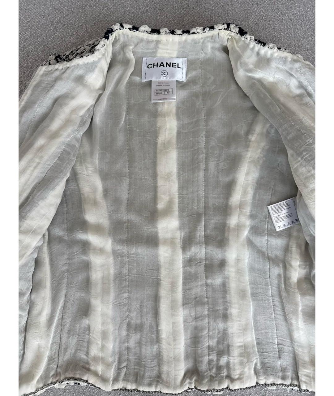 CHANEL Мульти твидовый жакет/пиджак, фото 3