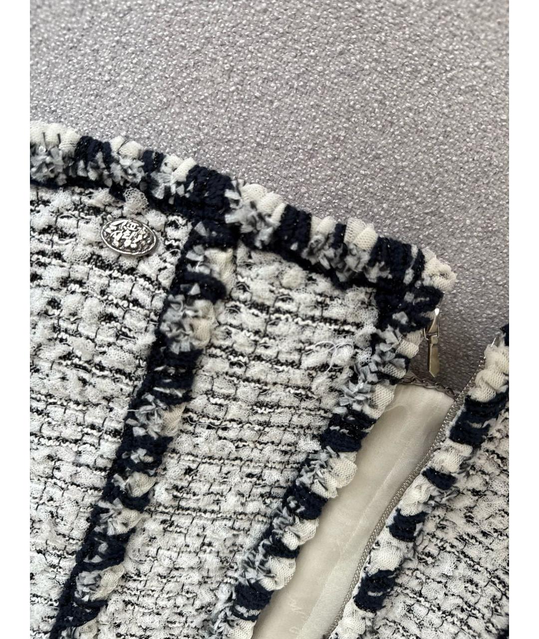 CHANEL Мульти твидовый жакет/пиджак, фото 4