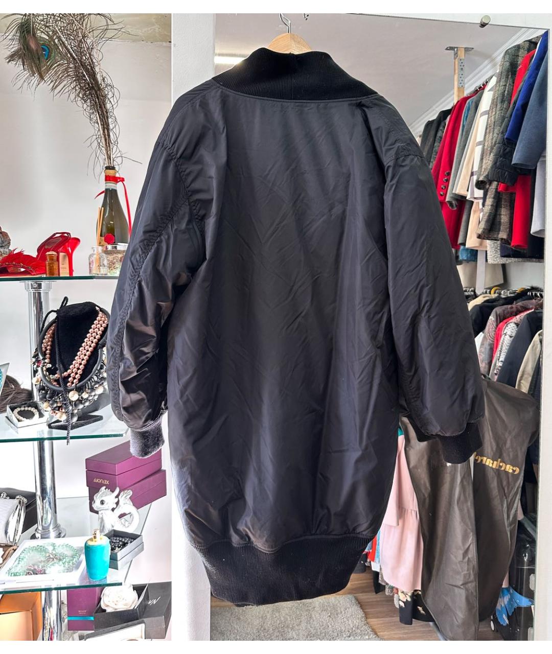 MOSCHINO Черная вискозная куртка, фото 2