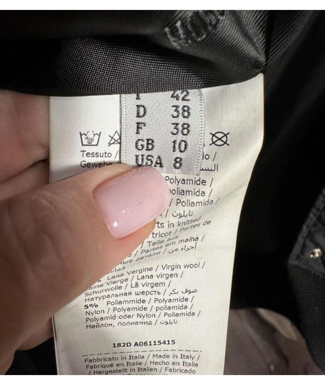 MOSCHINO Черная вискозная куртка, фото 6