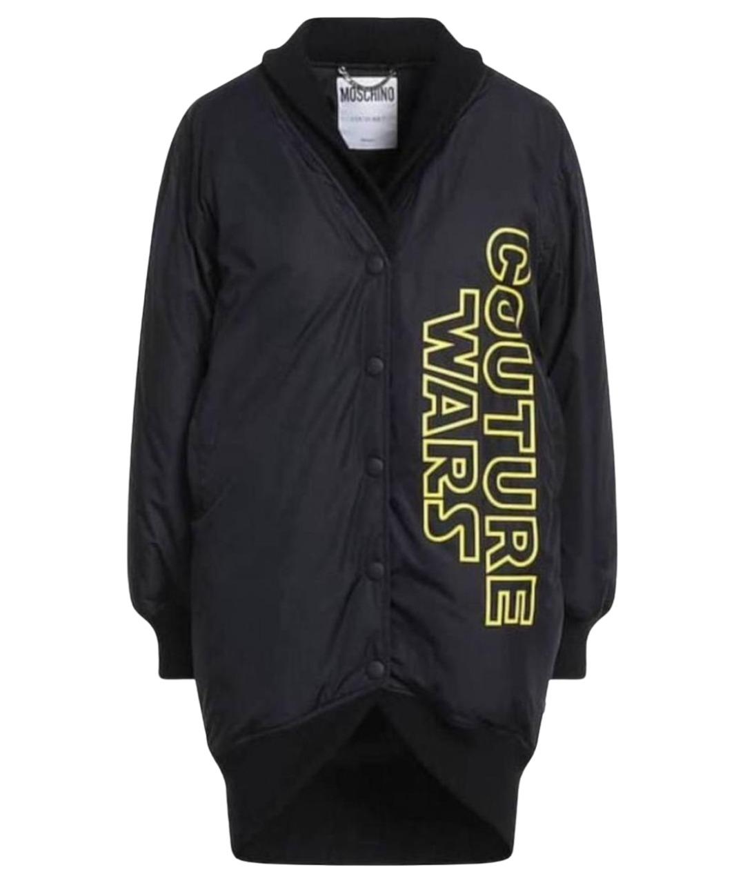 MOSCHINO Черная вискозная куртка, фото 1