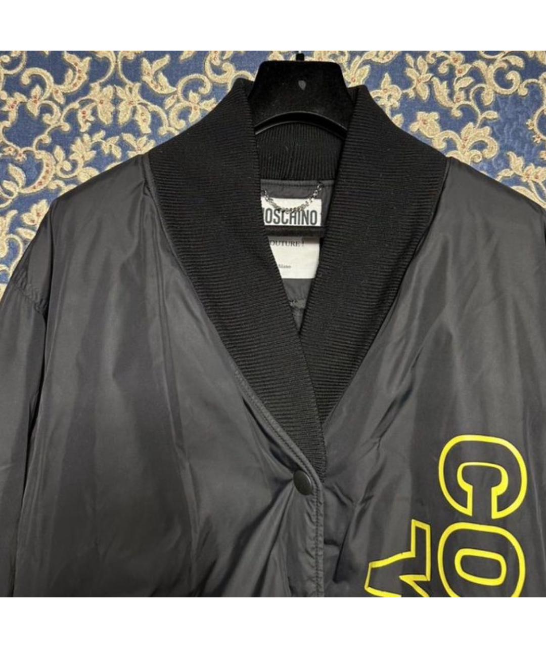 MOSCHINO Черная вискозная куртка, фото 3