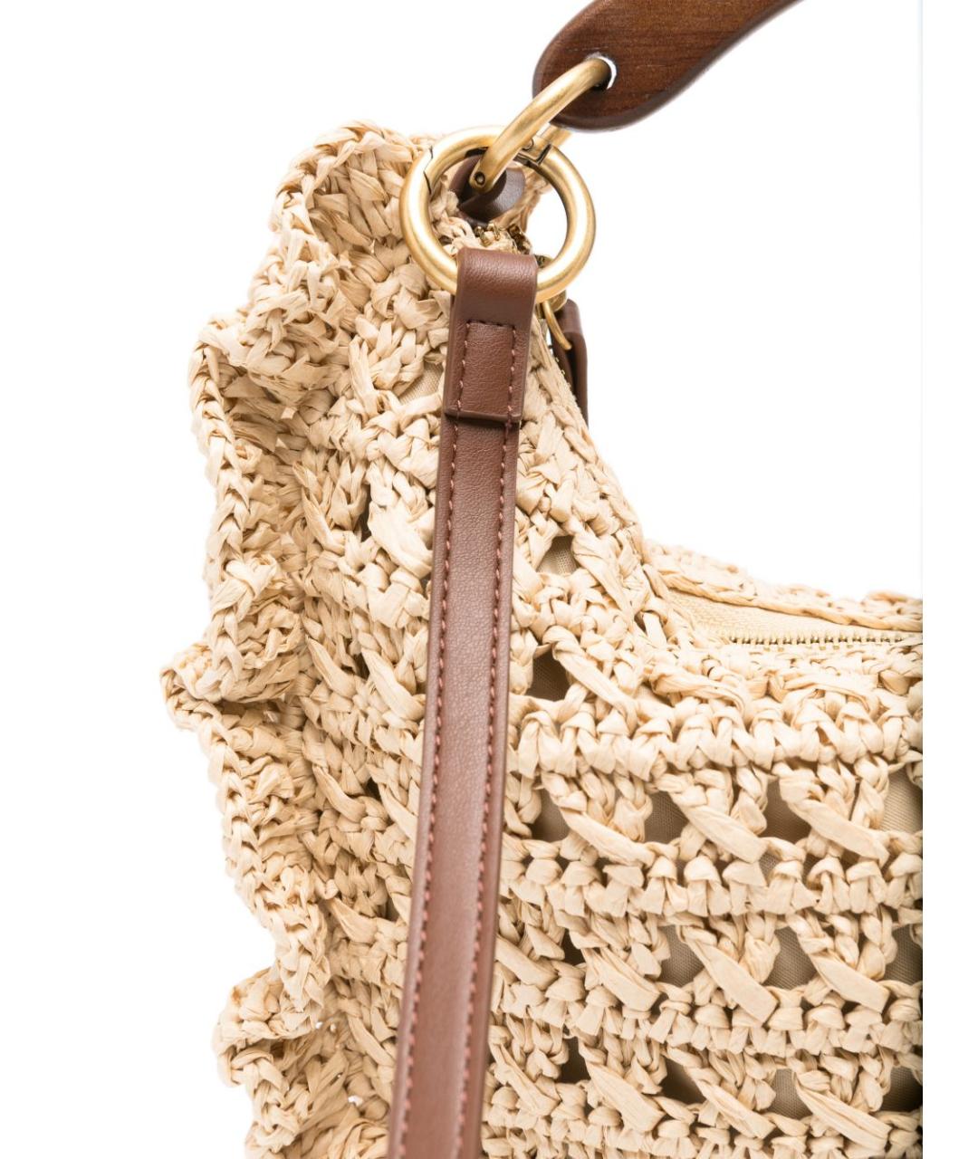 TWIN-SET Бежевая сумка через плечо, фото 4