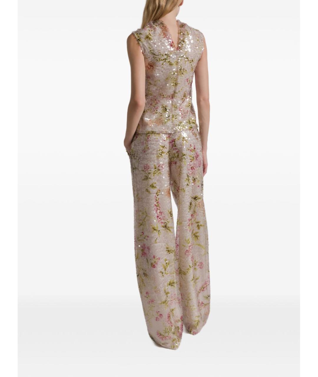 ALBERTA FERRETTI Мульти полиэстеровая блузы, фото 4