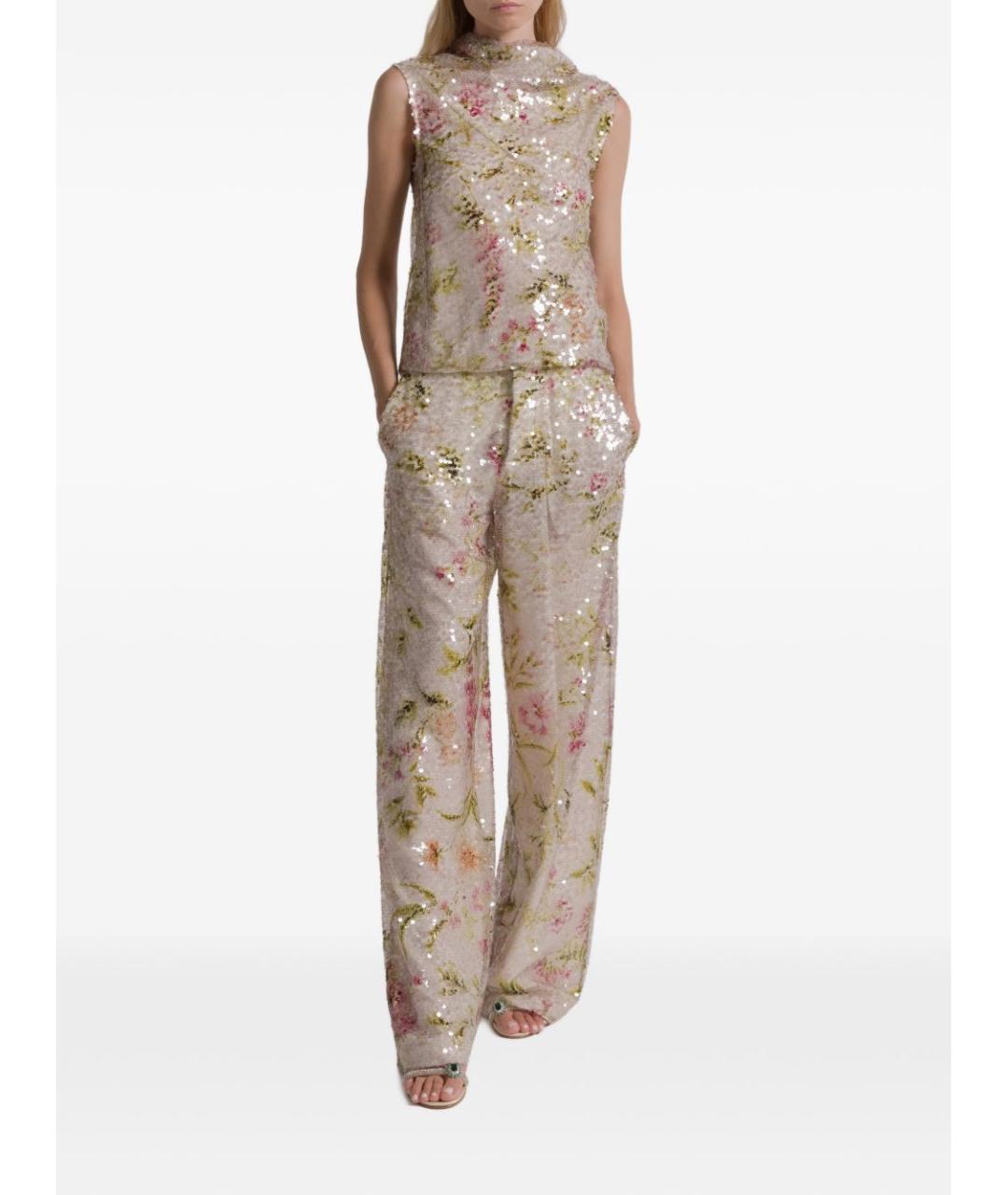 ALBERTA FERRETTI Мульти полиэстеровая блузы, фото 2