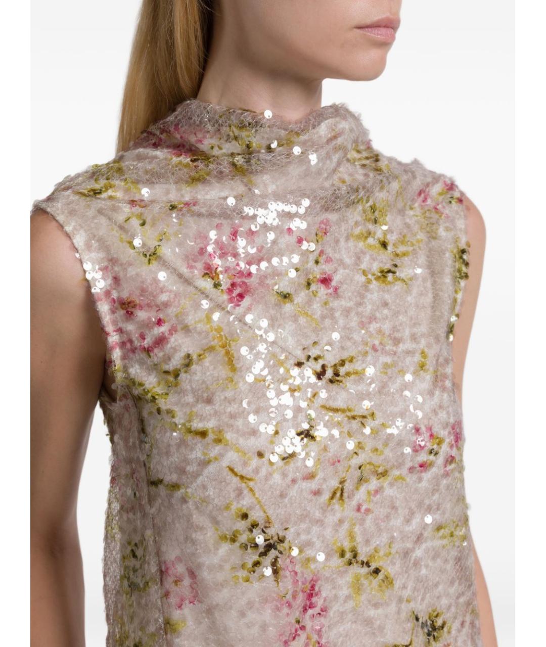 ALBERTA FERRETTI Мульти полиэстеровая блузы, фото 3