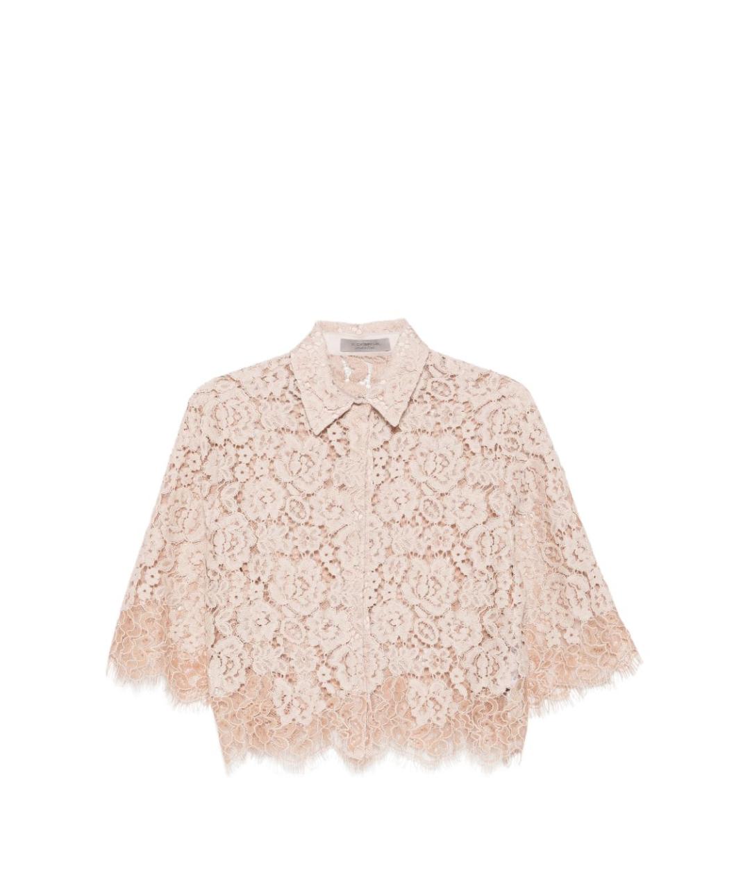 D.EXTERIOR Бежевая полиэстеровая рубашка, фото 4