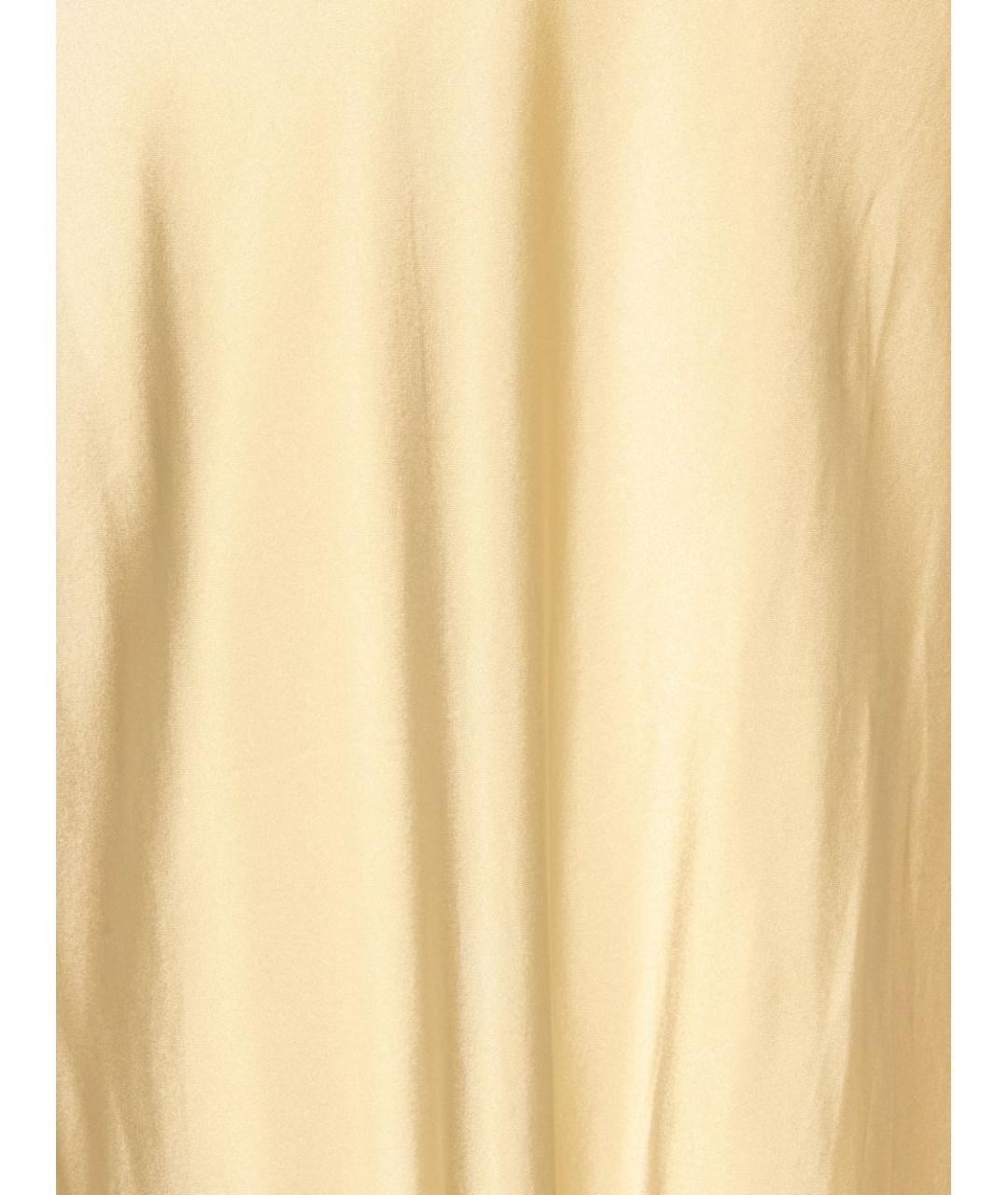 ROTATE Желтое полиэстеровое вечернее платье, фото 5