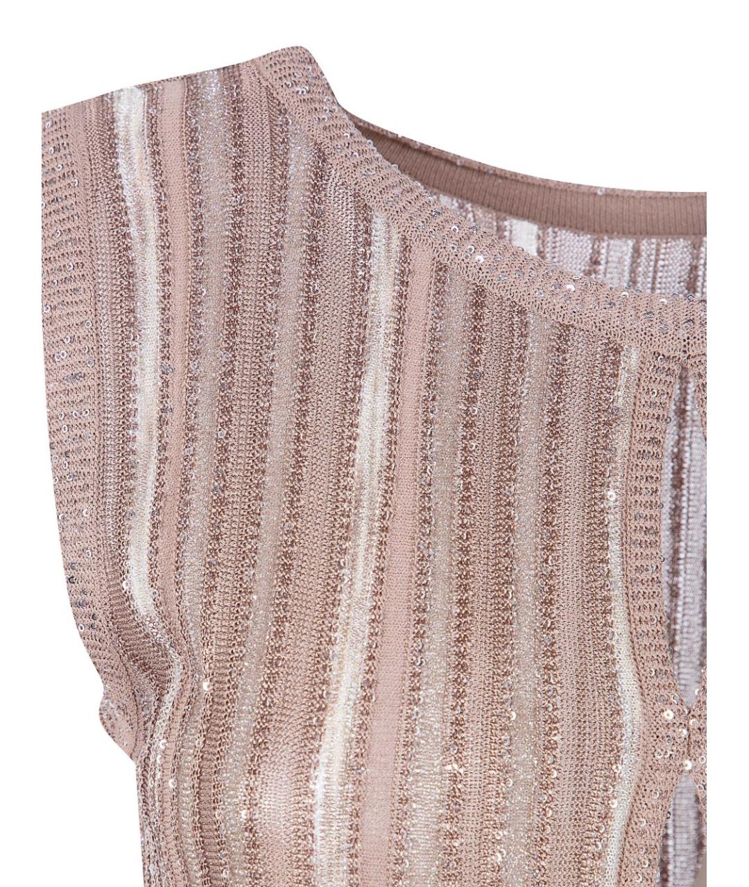 D.EXTERIOR Коричневое вискозное повседневное платье, фото 3