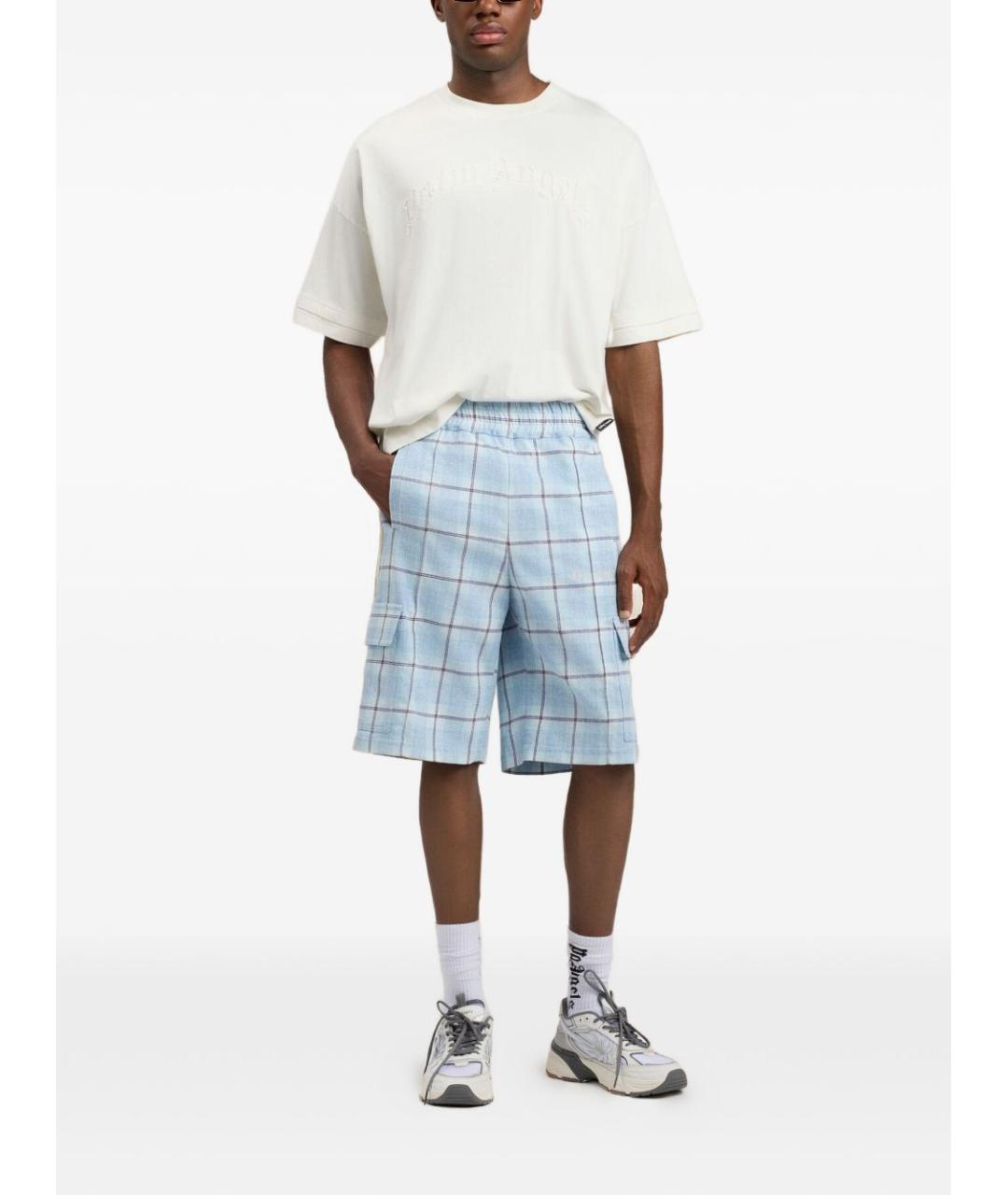 PALM ANGELS Белая хлопковая футболка, фото 4