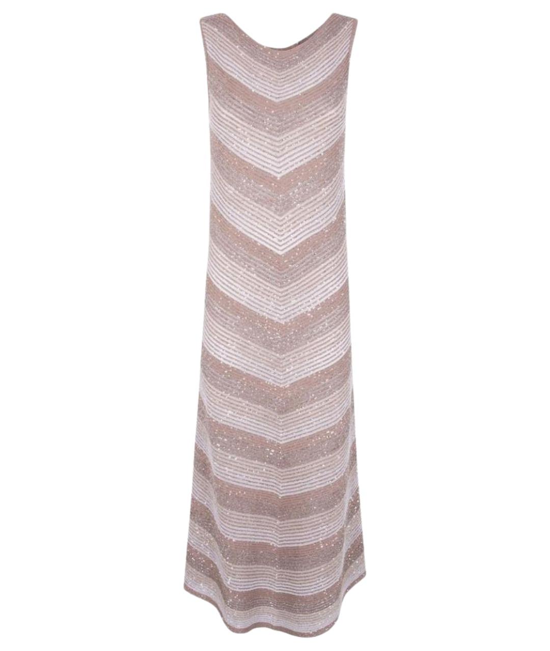 D.EXTERIOR Бежевое вискозное повседневное платье, фото 1