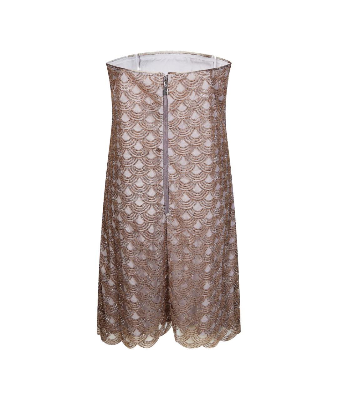 ROTATE Серое полиэстеровое повседневное платье, фото 3